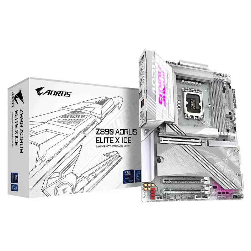 Материнская Плата Gigabyte Z890 AORUS ELITE X ICE DDR5 LGA1851