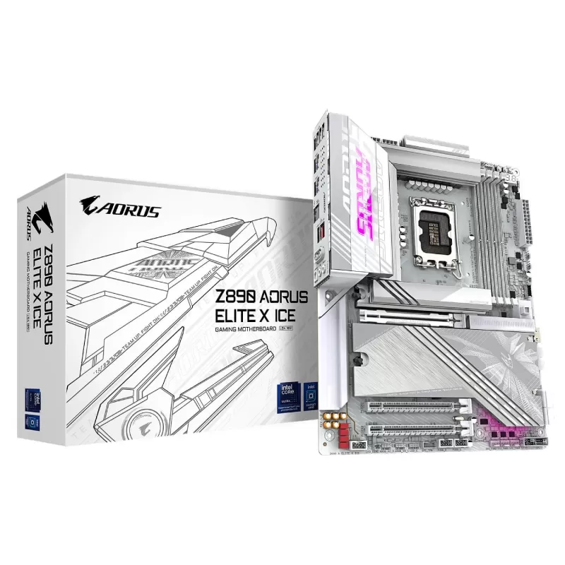 Материнская Плата Gigabyte Z890 AORUS ELITE X ICE DDR5 LGA1851