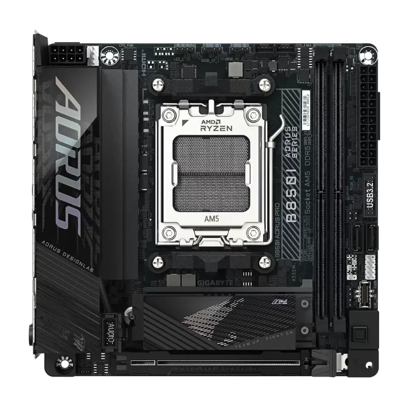 לוח אם Gigabyte B850I AORUS PRO DDR5 AM5 לוח אם Gigabyte B850I AORUS PRO DDR5 AM5
