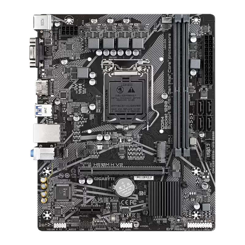 Материнская Плата Gigabyte H510M H V2 2.0 DDR4 LGA1200