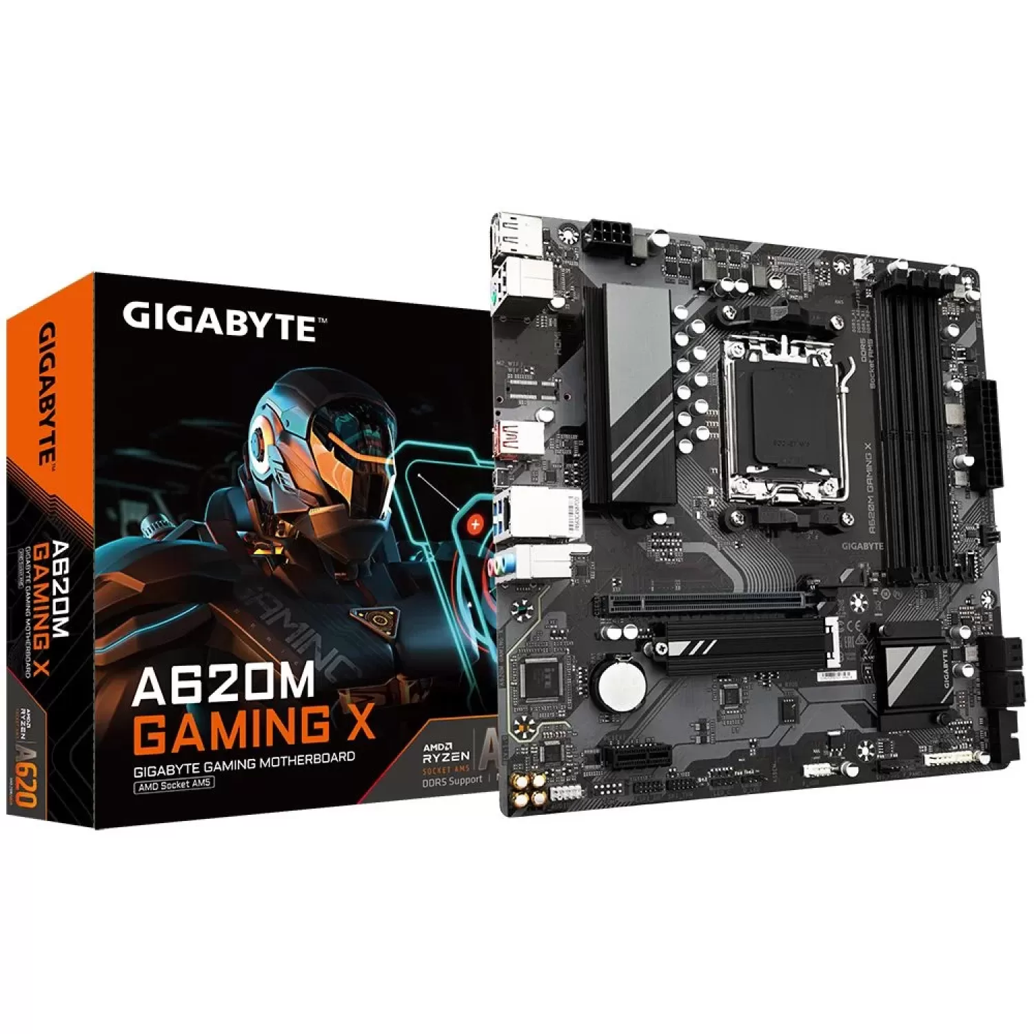 Материнская Плата Gigabyte A620M GAMING X (rev. 2.0) DDR5 AM5