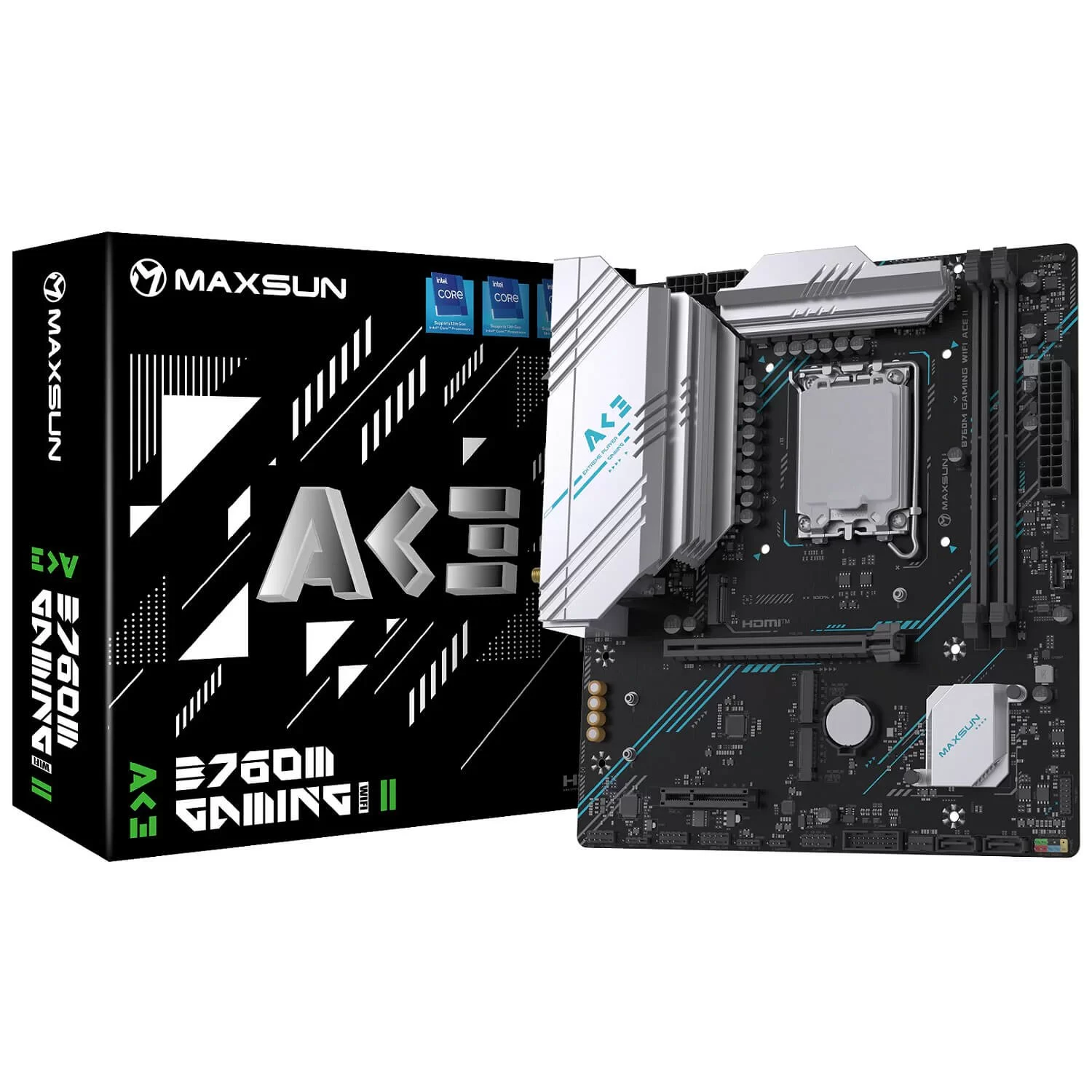 Материнская Плата MAXSUN B760M GAMING WiFi ACE II DDR5 LGA1700