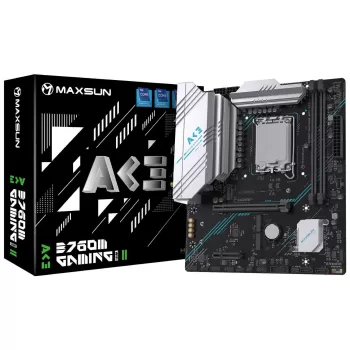 Материнская Плата MAXSUN B760M GAMING WiFi ACE II DDR5 LGA1700 Материнская Плата MAXSUN B760M GAMING WiFi ACE II DDR5 LGA1700