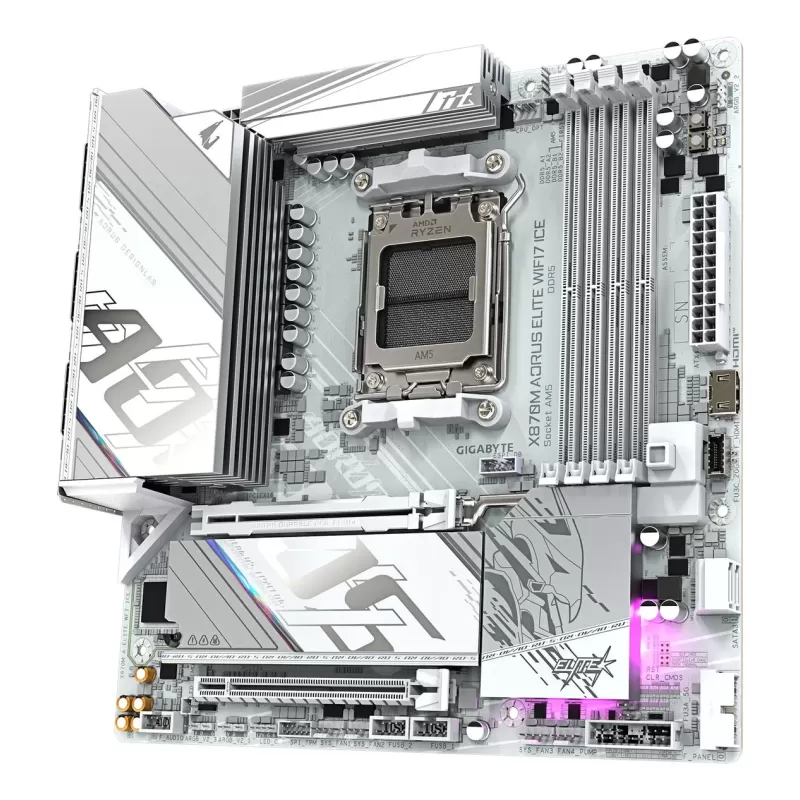 Материнская Плата Gigabyte X870M A ELITE WF7 ICE DDR5 AM5