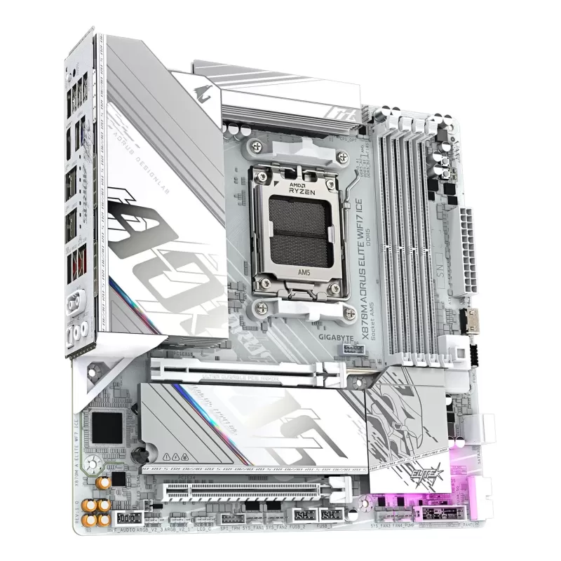 Материнская Плата Gigabyte X870M A ELITE WF7 ICE DDR5 AM5
