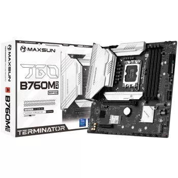 Материнская Плата MAXSUN Terminator B760M D4 WiFi6E V2 DDR4 LGA1700 Материнская Плата MAXSUN Terminator B760M D4 WiFi6E V2 DDR4 LGA1700