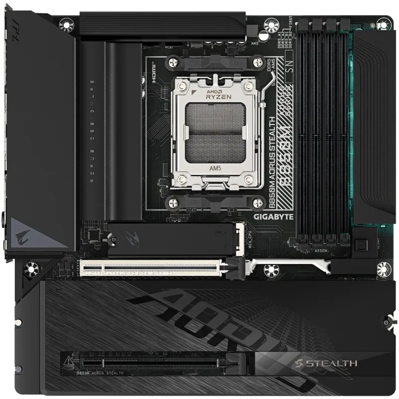 Материнская Плата Gigabyte B850M AORUS STEALTH DDR5 AM5 - официальный импортер