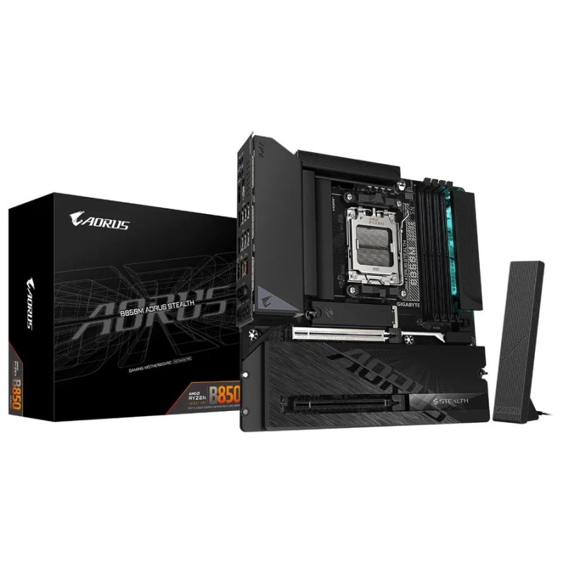 Материнская Плата Gigabyte B850M AORUS STEALTH DDR5 AM5 - официальный импортер