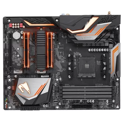 לוח אם Gigabyte AORUS X470 AORUS GAMING 5 WIFI DDR4 LGA1151 - יבואן רשמי