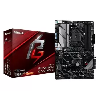 Материнская Плата ASRock X570 Phantom Gaming 4 DDR4 AM4 Материнская Плата ASRock X570 Phantom Gaming 4 DDR4 AM4