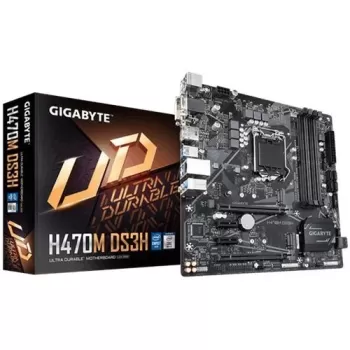 לוח אם Gigabyte H470M DS3H DDR4 LGA1200 - יבואן רשמי
