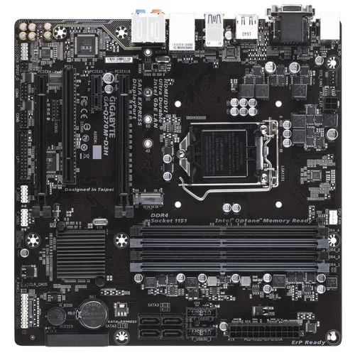 Материнская Плата Gigabyte GA-Q270M-D3H DDR4 LGA1151 - официальный импортер