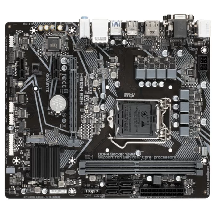 Motherboard Gigabyte H510M S2H DDR4 DIMM LGA1200 Motherboard Gigabyte H510M S2H DDR4 DIMM LGA1200