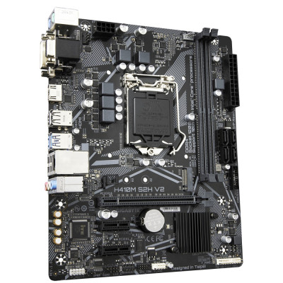 Материнская Плата Gigabyte H410M S2H V2 DDR4 LGA1200 Материнская Плата Gigabyte H410M S2H V2 DDR4 LGA1200