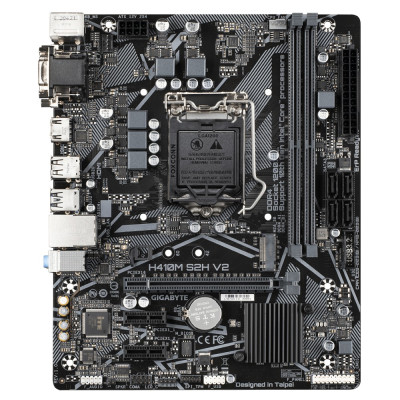 Материнская Плата Gigabyte H410M S2H V2 DDR4 LGA1200 Материнская Плата Gigabyte H410M S2H V2 DDR4 LGA1200