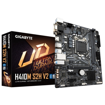 Материнская Плата Gigabyte H410M S2H V2 DDR4 LGA1200 Материнская Плата Gigabyte H410M S2H V2 DDR4 LGA1200