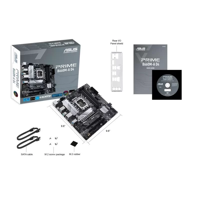 Motherboard Asus PRIME B660M-A D4 DDR4 DIMM LGA1700