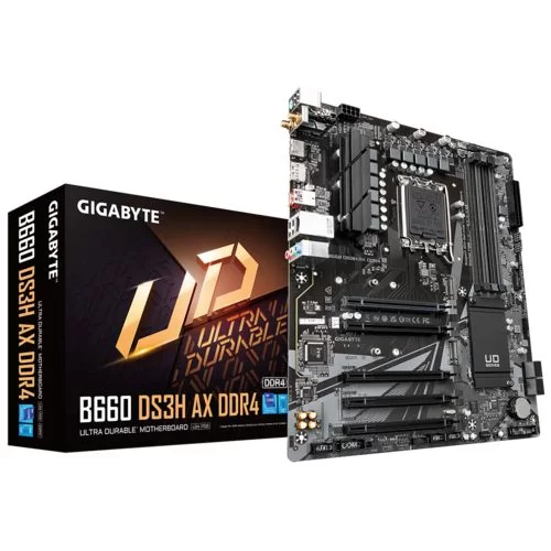 לוח אם Gigabyte B660 DS3H AX DDR4 DDR4 DIMM LGA1700
