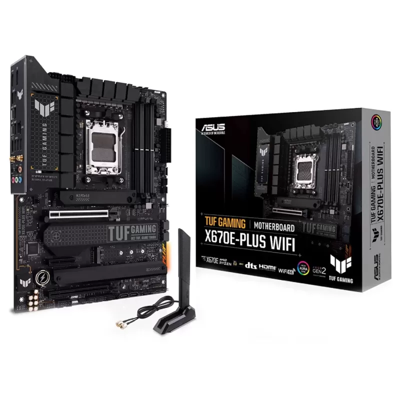 לוח אם Asus TUF GAMING X670E-PLUS WIFI DDR5 DIMM AM5