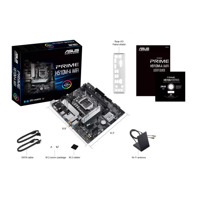 לוח אם Asus PRIME H510M-A WIFI DDR4 LGA1200