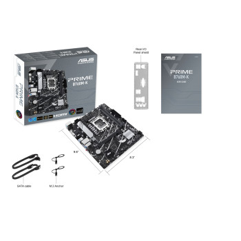 Материнская Плата Asus PRIME B760M-K DDR5 LGA1700 Материнская Плата Asus PRIME B760M-K DDR5 LGA1700