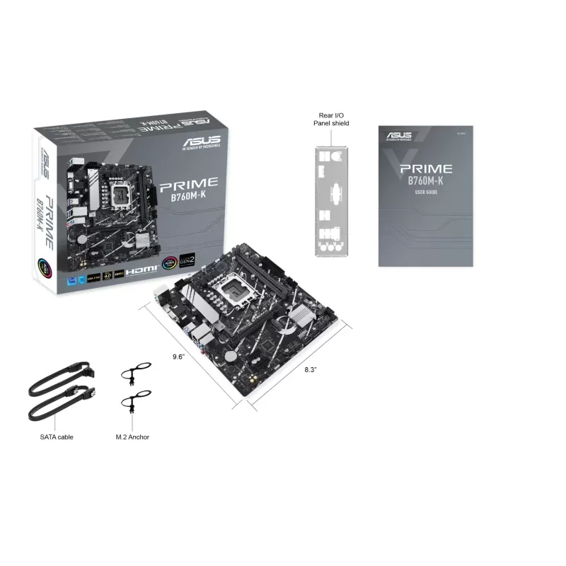Motherboard Asus Prime PRIME B760M-K DDR5 DIMM LGA1700