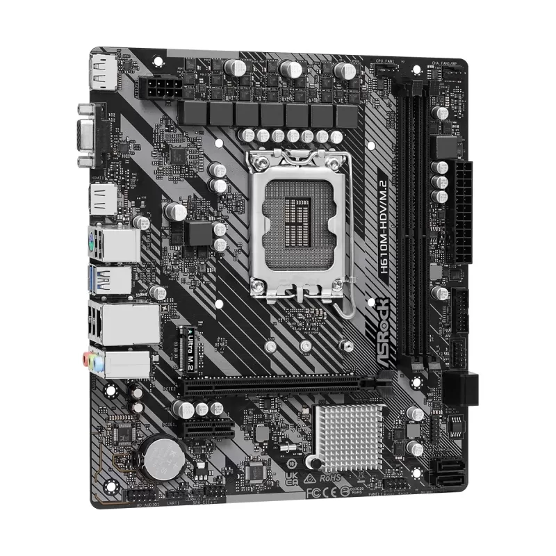 Motherboard ASRock H610M-HDV/M.2 R2.0 DDR4 DIMM LGA1700