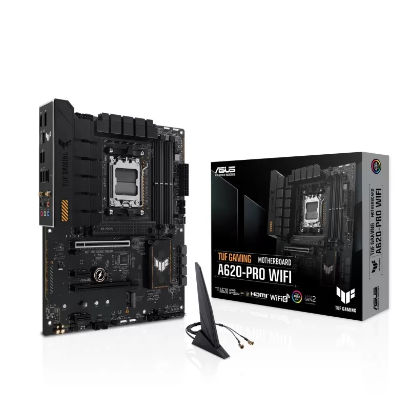 לוח אם Asus TUF GAMING A620-PRO WIFI DDR5 DIMM AM5