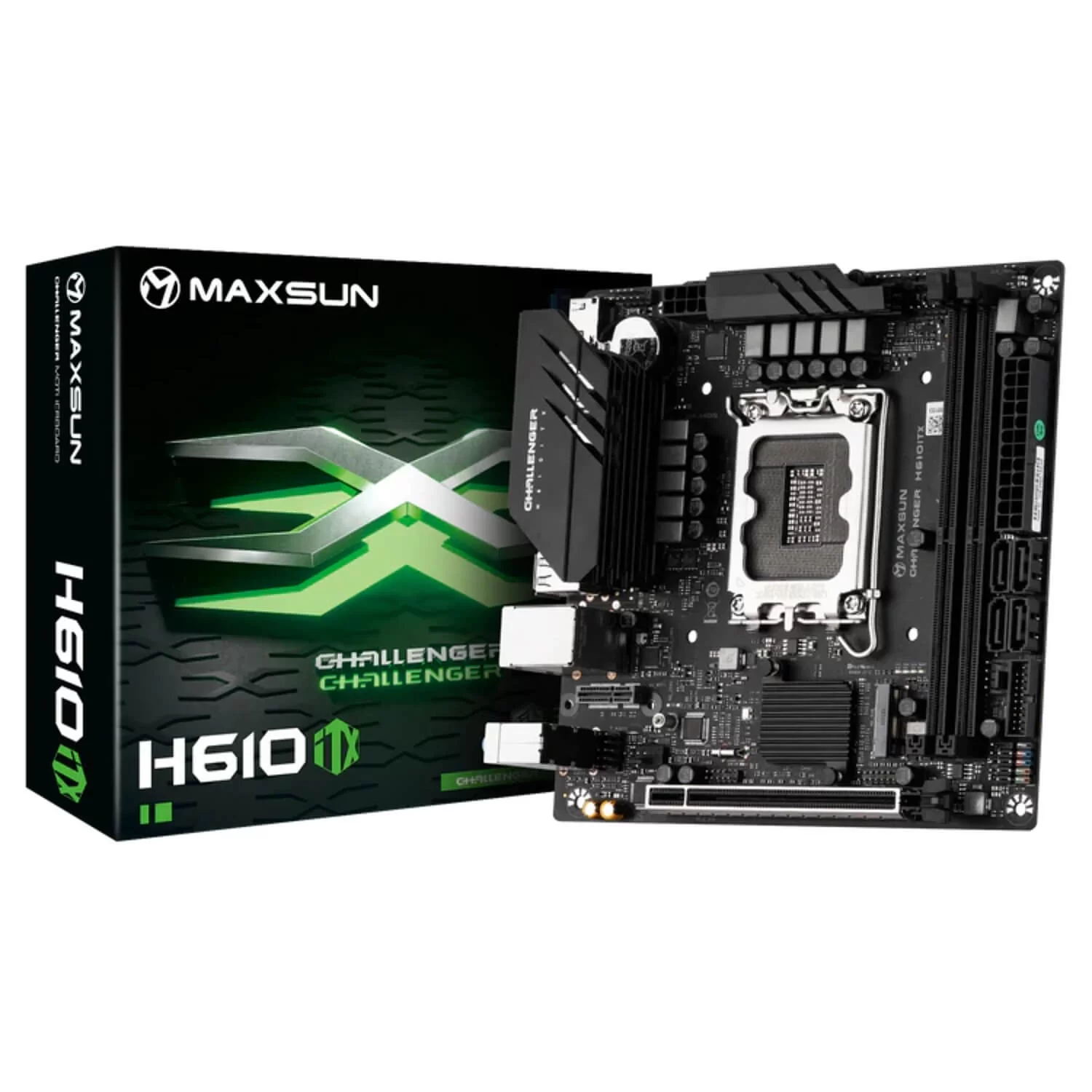 Материнская Плата MAXSUN Challenger H610ITX 2.5G DDR4 LGA1700