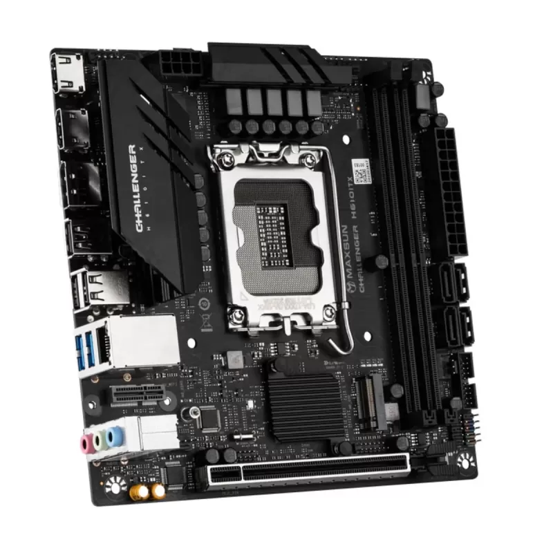Motherboard MAXSUN Challenger H610ITX 2.5G DDR4 LGA1700 Motherboard MAXSUN Challenger H610ITX 2.5G DDR4 LGA1700