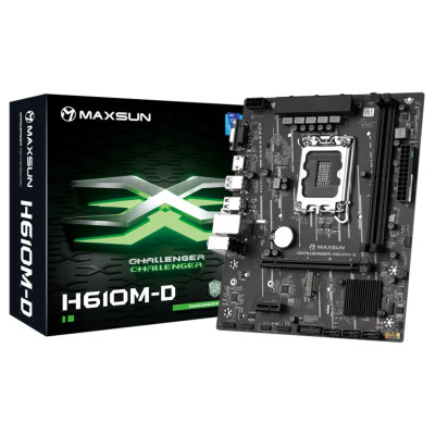 Motherboard MAXSUN Challenger H610M-D DDR4 LGA1700 Motherboard MAXSUN Challenger H610M-D DDR4 LGA1700