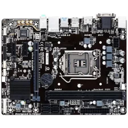 לוח אם Gigabyte GA-H110M-S2H DDR4 LGA1151 - יבואן רשמי
