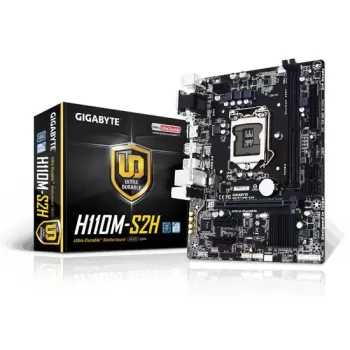 לוח אם Gigabyte GA-H110M-S2H DDR4 LGA1151 - יבואן רשמי