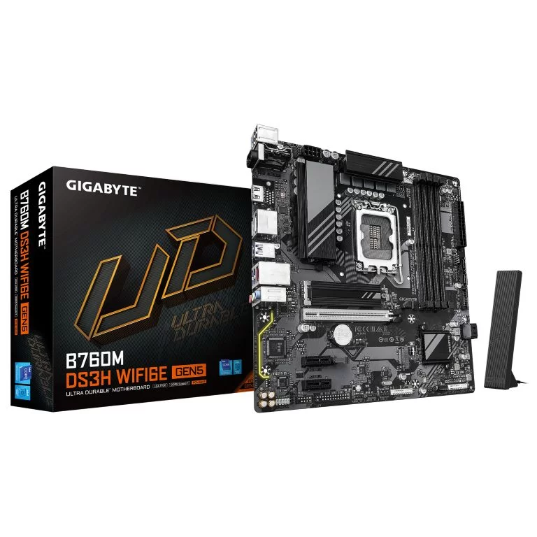 Материнская Плата Gigabyte B760M DS3H WF6E GEN5 DDR5 LGA1700