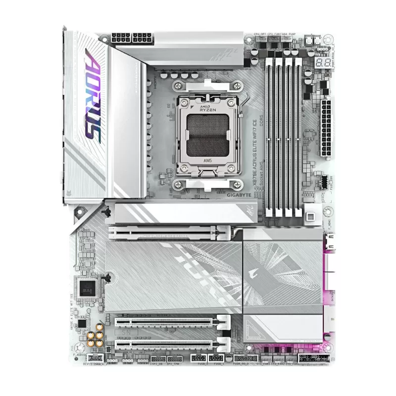 Материнская Плата Gigabyte X870E AORUS ELITE WiFi7 ICE DDR5 AM5
