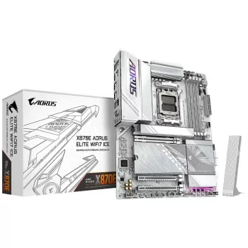 Материнская Плата Gigabyte X870E AORUS ELITE WiFi7 ICE DDR5 AM5 Материнская Плата Gigabyte X870E AORUS ELITE WiFi7 ICE DDR5 AM5