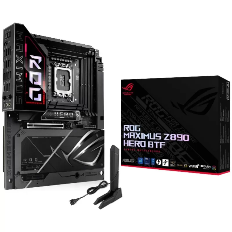 לוח אם Asus ROG MAXIMUS Z890 HERO BTF DDR5 LGA1851