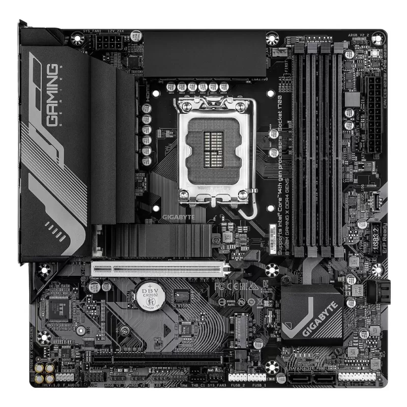 Материнская Плата Gigabyte B760M GAMING X DDR4 GEN5 DDR4 DIMM LGA1700 Материнская Плата Gigabyte B760M GAMING X DDR4 GEN5 DDR4 DIMM LGA1700