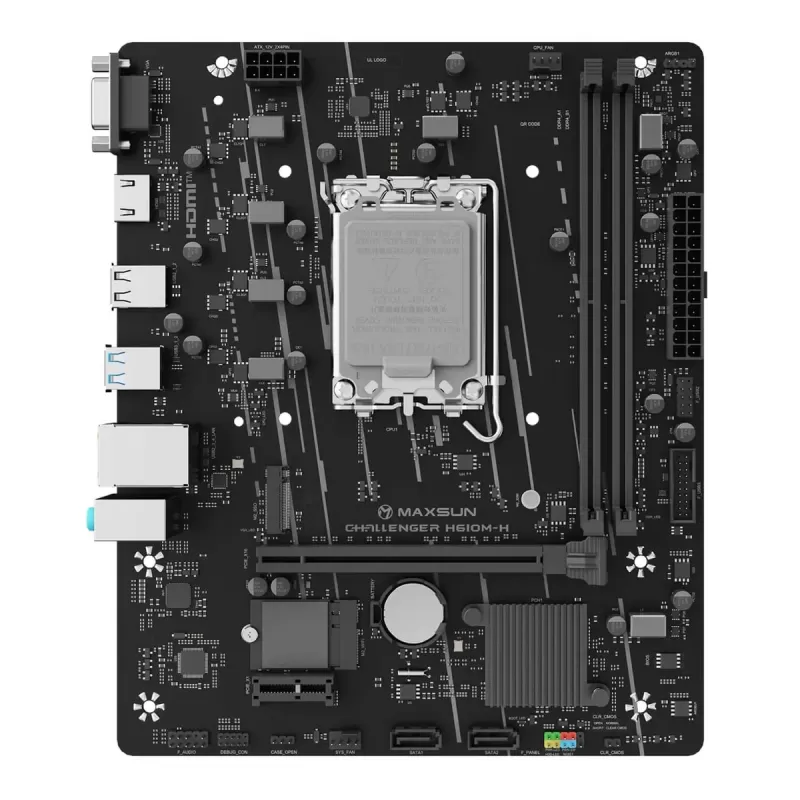 Motherboard MAXSUN Challenger H610M-H V1 WiFi DDR4 LGA1700 Motherboard MAXSUN Challenger H610M-H V1 WiFi DDR4 LGA1700