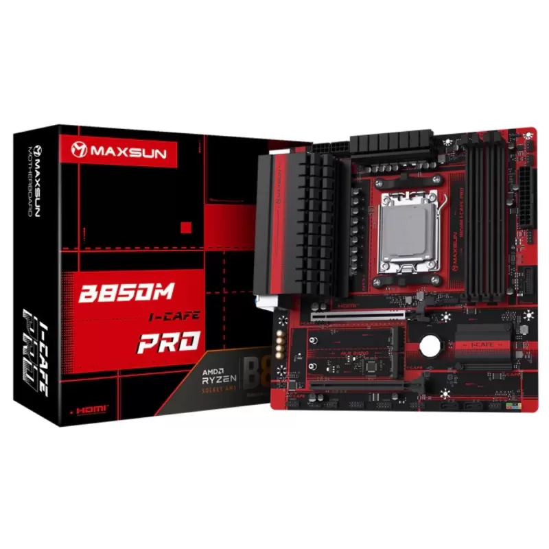 Материнская Плата MAXSUN B850M I-CAFE PRO DDR5 AM5