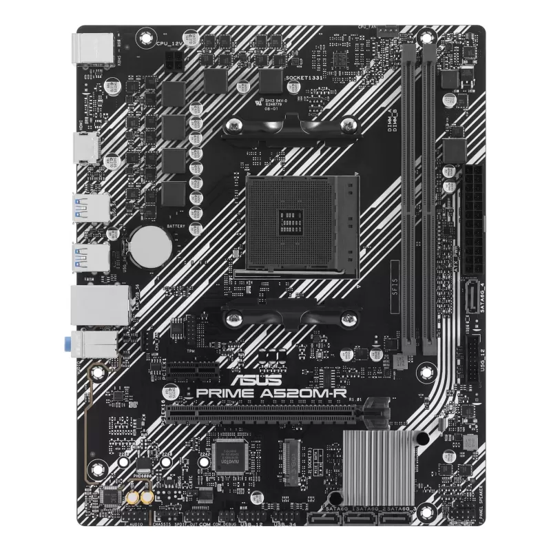 Материнская Плата Asus Prime A520M-R AM4 DDR4 AM4