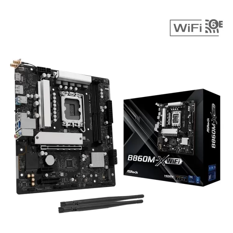 Материнская Плата ASRock B860M-X WiFi DDR5 LGA1851