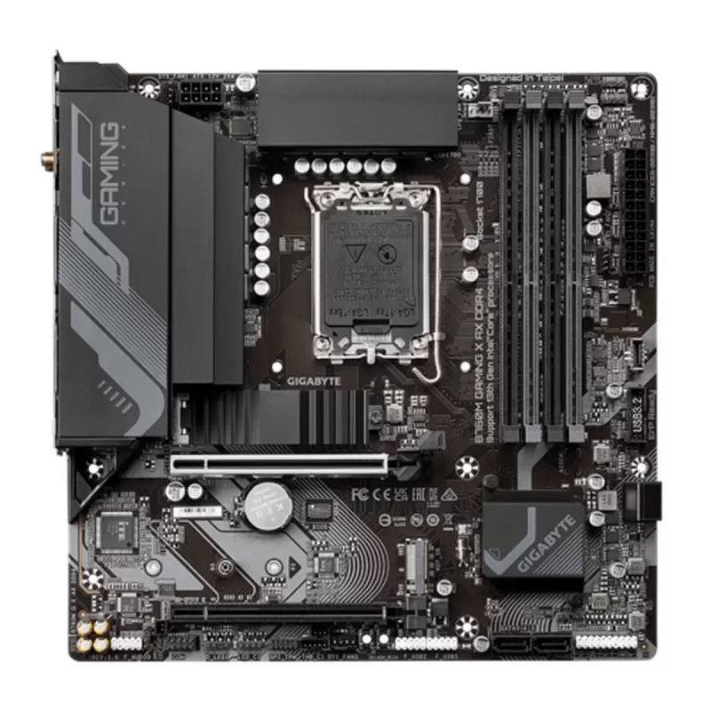 לוח אם Gigabyte B760M GAMING X AX DDR4 DDR4 DIMM LGA1700 לוח אם Gigabyte B760M GAMING X AX DDR4 DDR4 DIMM LGA1700