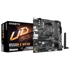 Motherboard Gigabyte B550M K WF6E DDR4 AM4 Motherboard Gigabyte B550M K WF6E DDR4 AM4
