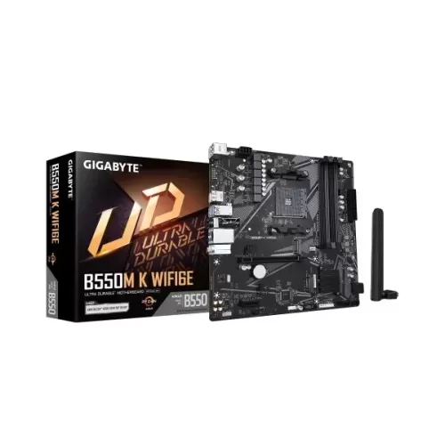 Motherboard Gigabyte B550M K WF6E DDR4 AM4 Motherboard Gigabyte B550M K WF6E DDR4 AM4
