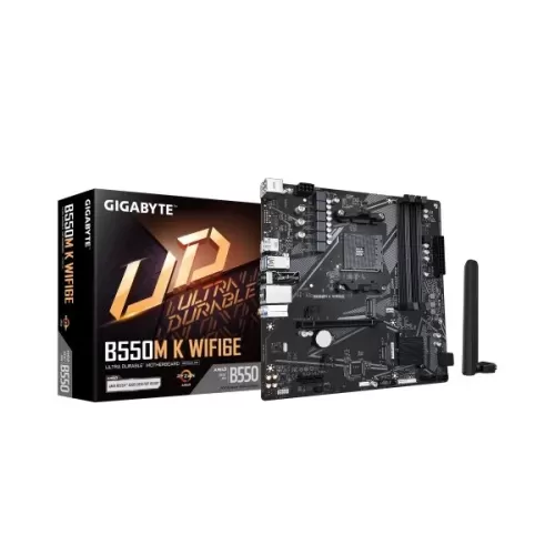 Motherboard Gigabyte B550M K WF6E DDR4 AM4 Motherboard Gigabyte B550M K WF6E DDR4 AM4