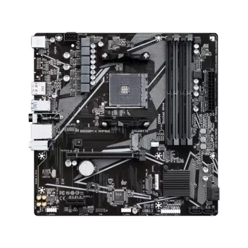 Motherboard Gigabyte B550M K WF6E DDR4 AM4 Motherboard Gigabyte B550M K WF6E DDR4 AM4
