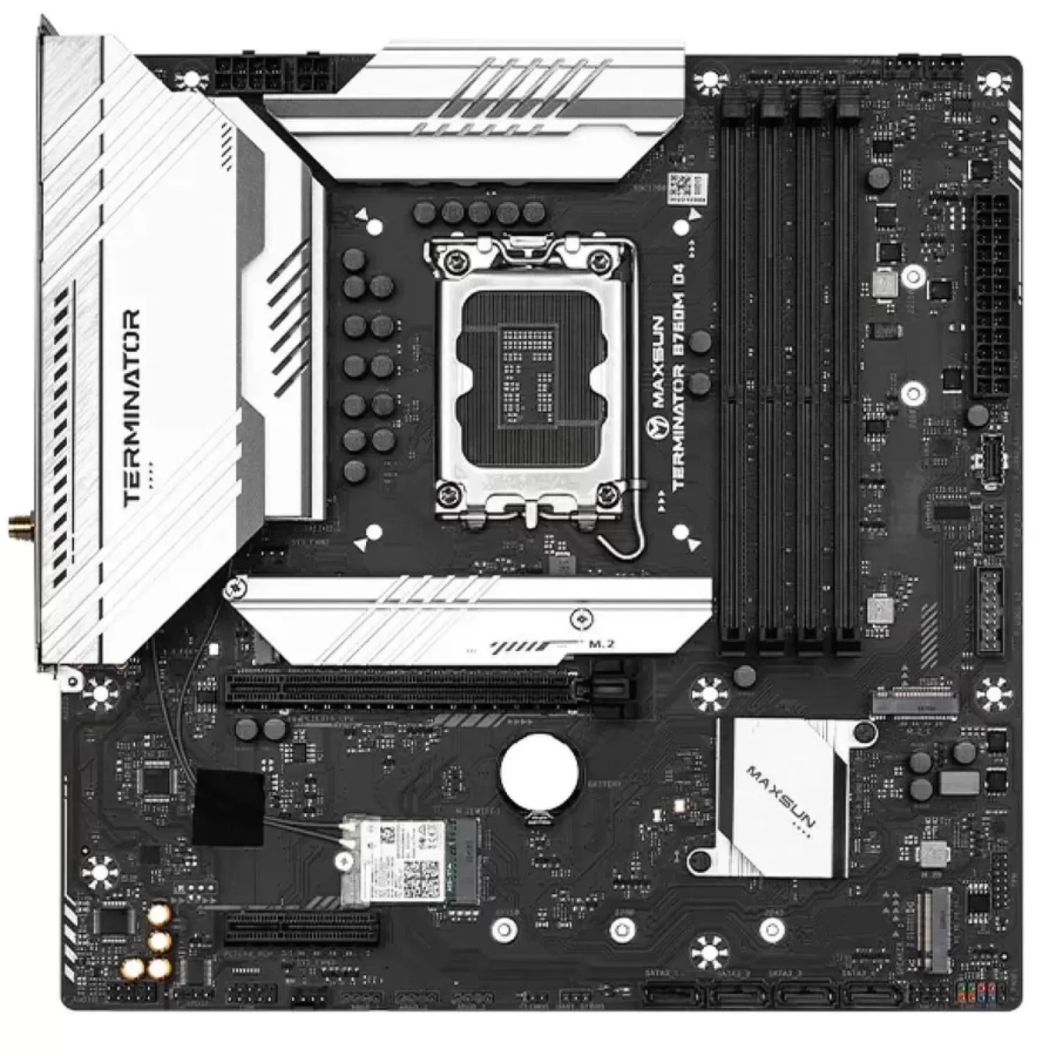 Материнская Плата MAXSUN Terminator B760M D4 WiFi V2 DDR4 LGA1700