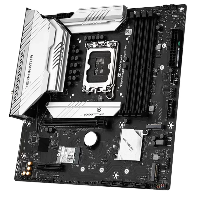Материнская Плата MAXSUN Terminator B760M D4 WiFi V2 DDR4 LGA1700