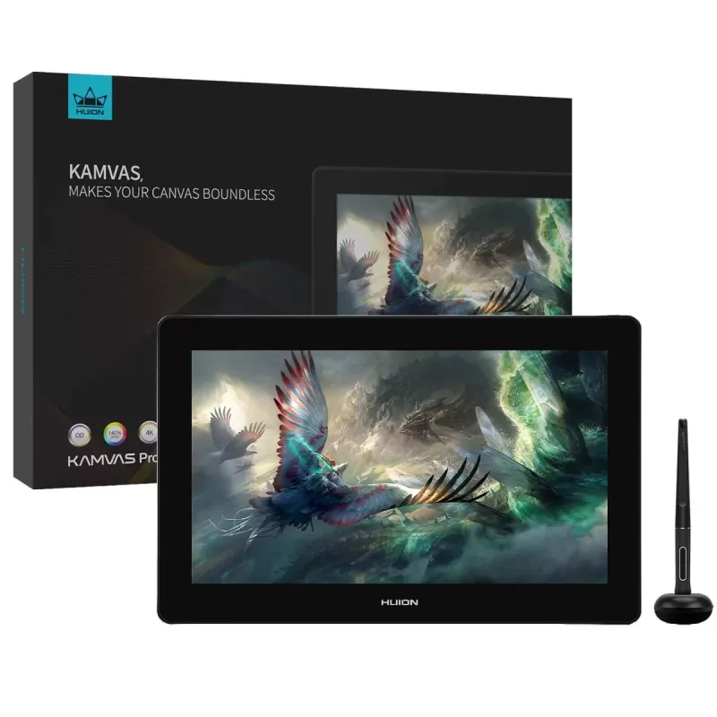Графический планшет HUION Kamvas PRO 16 Plus 4K Drawing Display GT1562